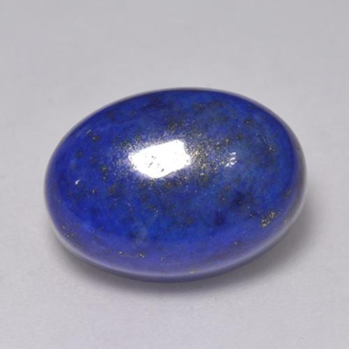 Lápis-lazúli azul natural 9,80ct, corte oval, opaco