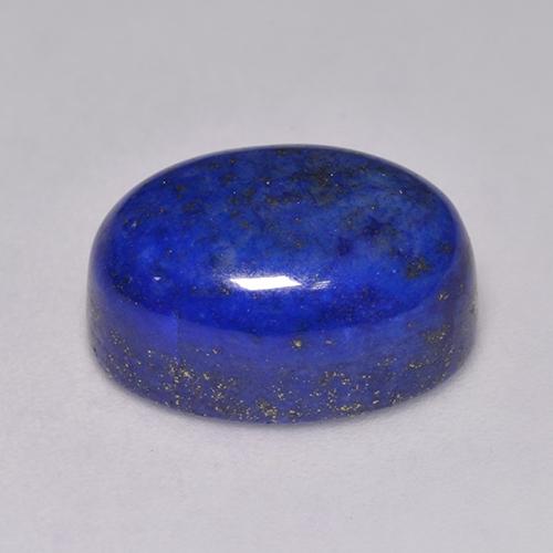Lápis-lazúli azul natural 9,80ct, corte oval, opaco