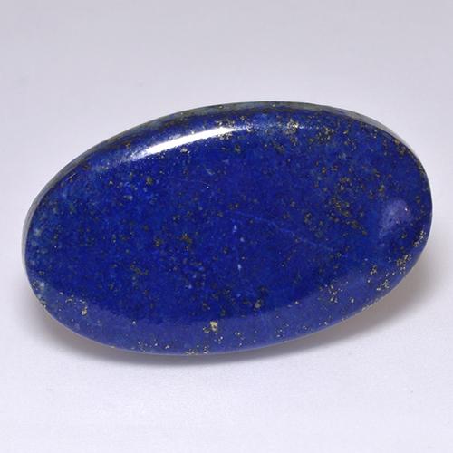 Lápis-lazúli azul natural 39,54ct, corte oval, opaco