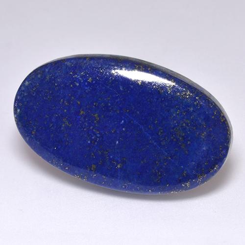 Lápis-lazúli azul natural 39,54ct, corte oval, opaco