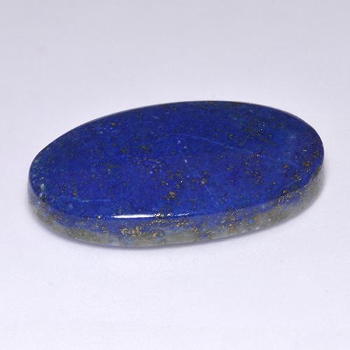Lápis-lazúli azul natural 39,54ct, corte oval, opaco