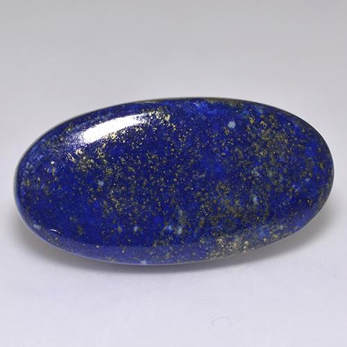 Lápis-lazúli azul natural 59,23ct, corte oval, opaco
