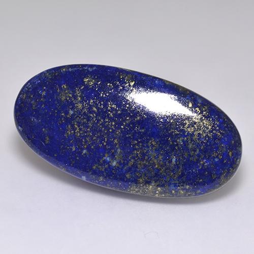 Lápis-lazúli azul natural 59,23ct, corte oval, opaco