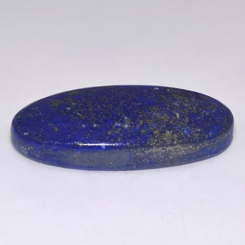 Lápis-lazúli azul natural 59,23ct, corte oval, opaco