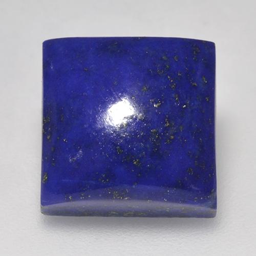 Lápis-lazúli azul natural 7,85ct, quadrado, opaco