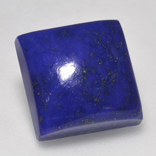 Lápis-lazúli azul natural 7,85ct, quadrado, opaco