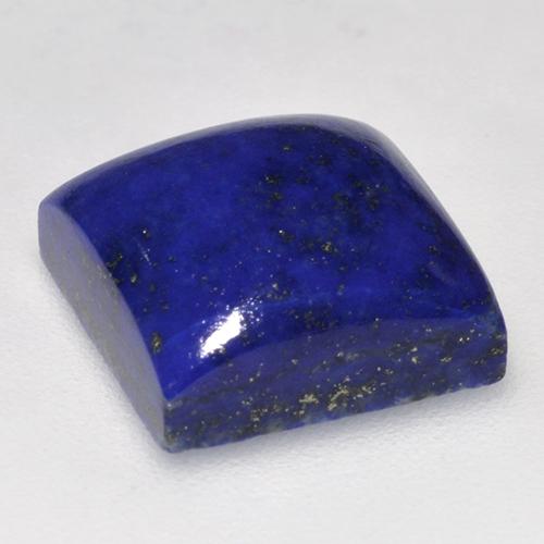 Lápis-lazúli azul natural 7,85ct, quadrado, opaco