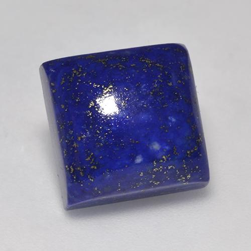 Lápis-lazúli azul natural 7,97ct, quadrado, opaco