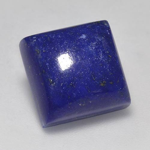 Lápis-lazúli azul natural 9,40ct, quadrado, opaco