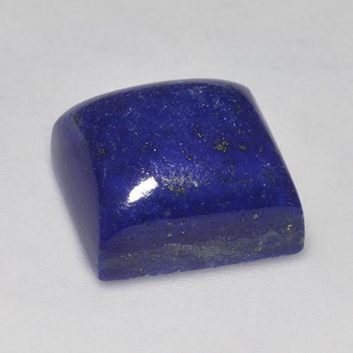 Lápis-lazúli azul natural 9,40ct, quadrado, opaco