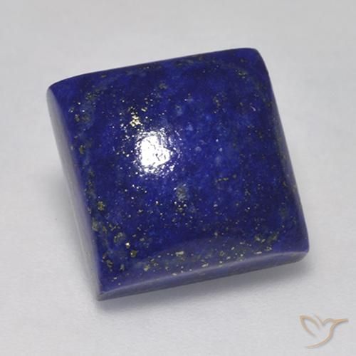7.14ct Natural Azul Muito Profundo Lápis-lazúli, Quadrado, Opaco