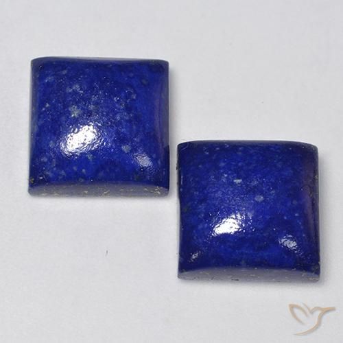 13.70ctw Natural Azul marinho intenso Lápis-lazúli, Quadrado, Opaco