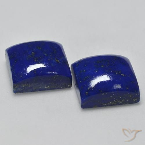 Pedras preciosas de Lápis-lazúli Azul elétrico natural de 16.38 ct, Quadrado, Opaco