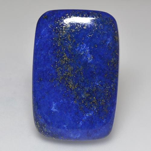 Lápis-lazúli azul natural 37,33ct, almofada cortada, opaco