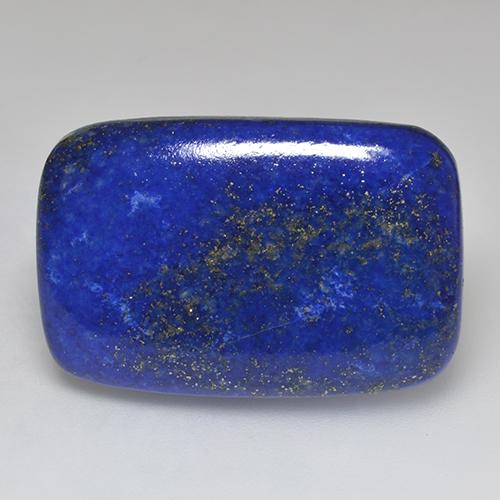 Lápis-lazúli azul natural 37,33ct, almofada cortada, opaco
