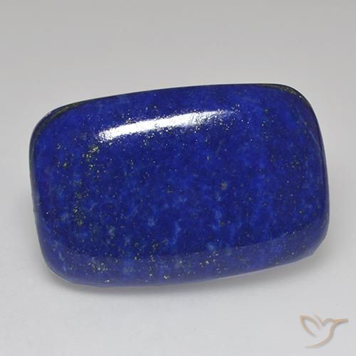 Lápis-lazúli Azul profundo Natural 42.16ct, Almofada, Opaco