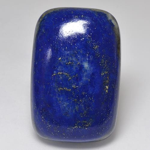 Lápis-lazúli azul natural 50,14ct, almofada cortada, opaco