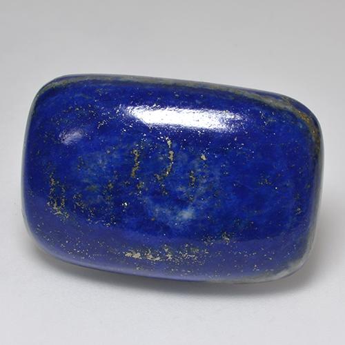 Lápis-lazúli azul natural 50,14ct, almofada cortada, opaco