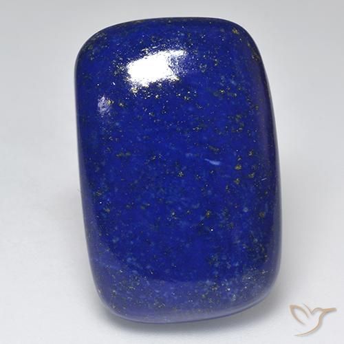 Lápis-lazúli Azul marinho intenso Natural 46.24ct, Almofada cortada, Opaco