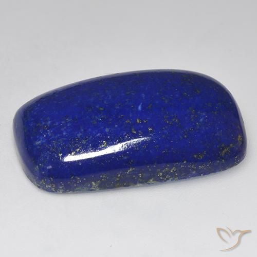 Lápis-lazúli Azul marinho intenso Natural 46.24ct, Almofada cortada, Opaco