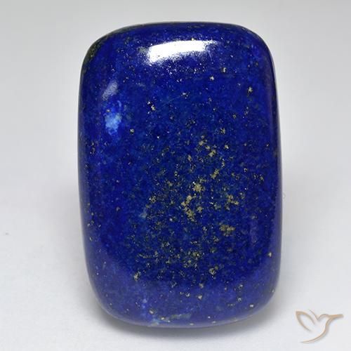 Lápis-lazúli Azul marinho intenso Natural 44.36ct, Almofada cortada, Opaco
