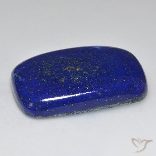 Lápis-lazúli Azul marinho intenso Natural 44.36ct, Almofada cortada, Opaco