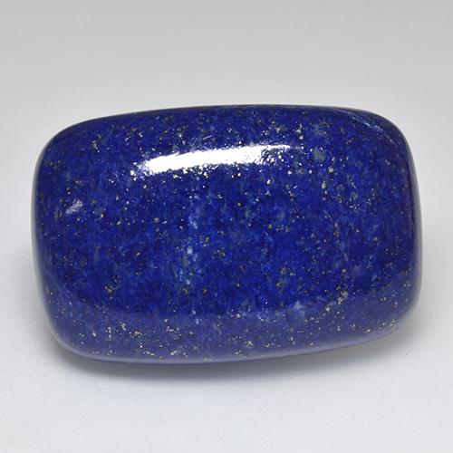 Lápis-lazúli azul natural 49,35ct, almofada cortada, opaco