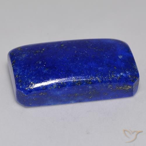 Lápis-lazúli Azul claro Natural 31.98ct, Corte Esmeralda, Opaco