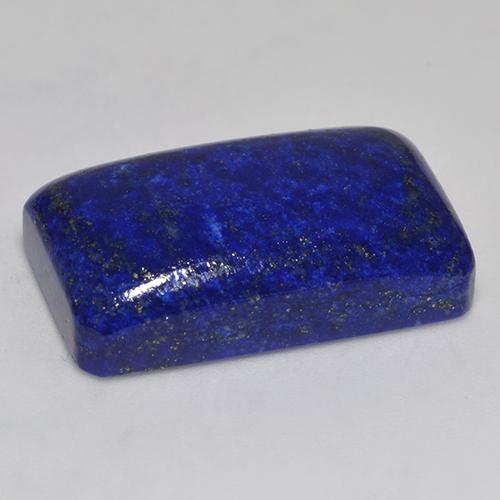 Lápis-lazúli Azul marinho intenso Natural 33.56ct, Corte Esmeralda, Opaco