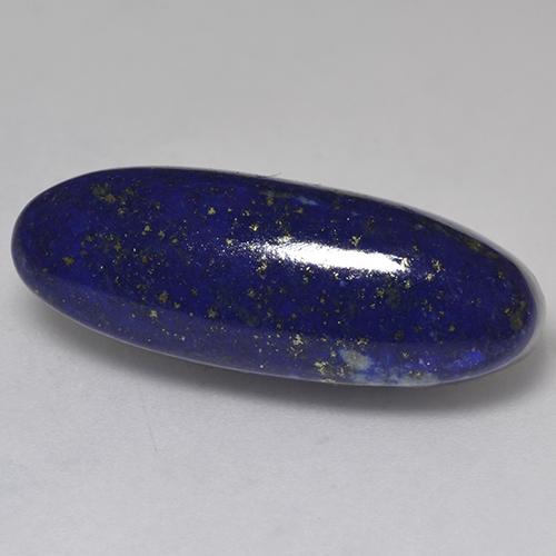 Lápis-lazúli azul natural 17,21ct, corte oval, opaco