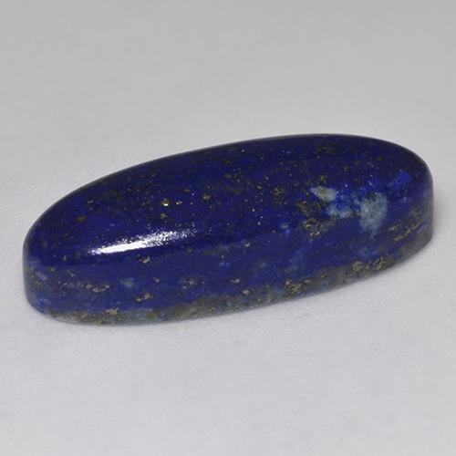 Lápis-lazúli azul natural 17,21ct, corte oval, opaco