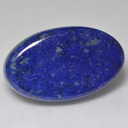 Lápis-lazúli azul natural 34,75ct, corte oval, opaco