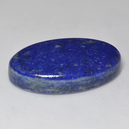 Lápis-lazúli azul natural 34,75ct, corte oval, opaco
