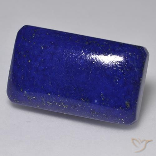 Lápis-lazúli Azul escuro Natural 29.69ct, Corte Octógono / Esmeralda, Opaco
