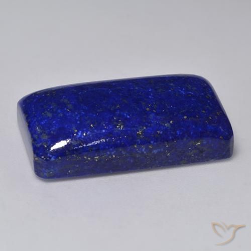 Lápis-lazúli Azul marinho intenso Natural 29.82ct, Corte Octógono / Esmeralda, Opaco