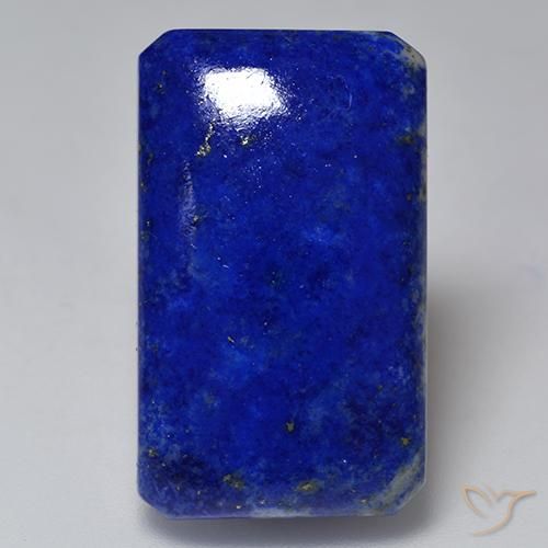 26.65ct Natural Azul marinho intenso Lápis-lazúli, Corte Esmeralda, Opaco