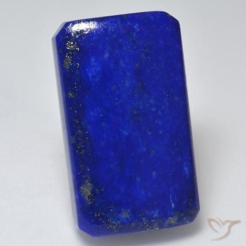 Lápis-lazúli Azul elétrico Natural 28.38ct, Corte Esmeralda, Opaco