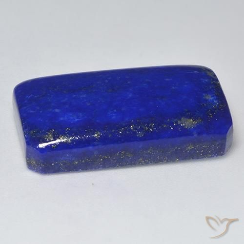 Lápis-lazúli Azul elétrico Natural 28.38ct, Corte Esmeralda, Opaco