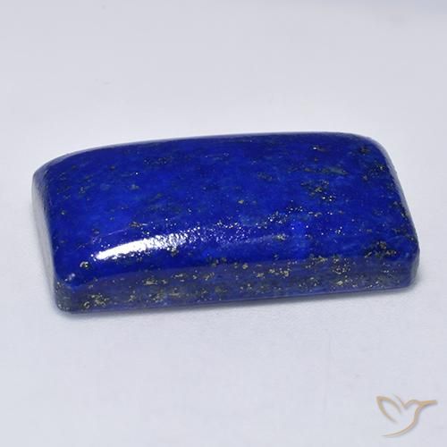 Lápis-lazúli Azul marinho intenso Natural 28.06ct, Corte Octógono / Esmeralda, Opaco