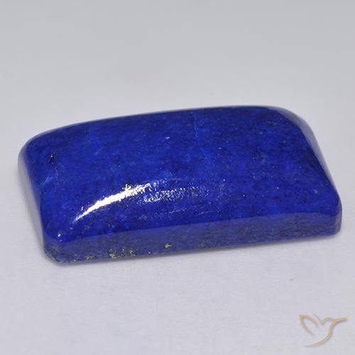 Lápis-lazúli Azul marinho intenso Natural 28.26ct, Corte Octógono / Esmeralda, Opaco