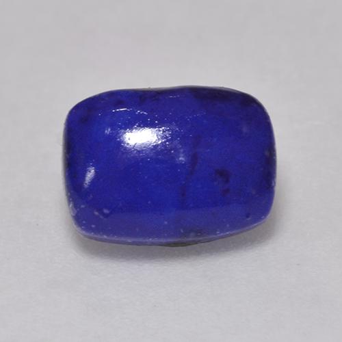Lápis-lazúli azul natural 1,47ct, almofada cortada, opaco