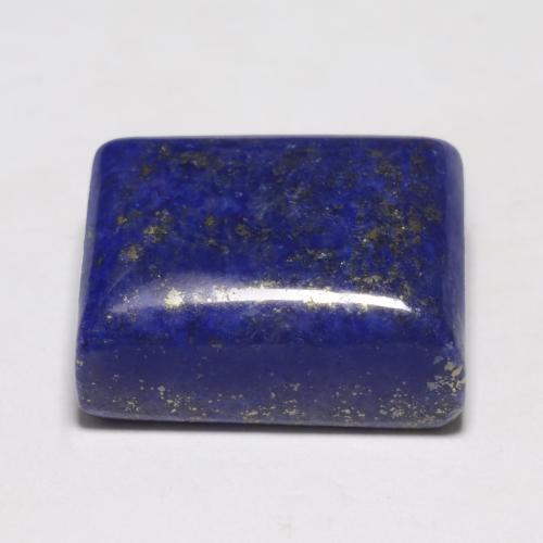 Lápis-lazúli azul natural 17,06ct, baguete, opaco