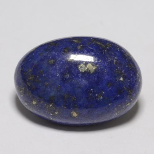 Lápis-lazúli azul natural 11,63ct, corte oval, opaco