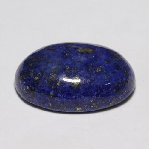 Lápis-lazúli azul natural 11,63ct, corte oval, opaco
