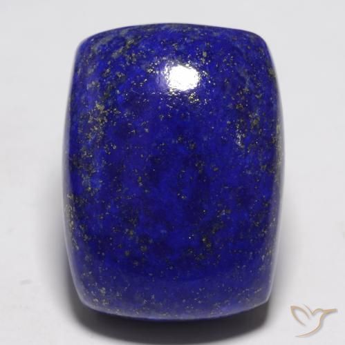 Lápis-lazúli Azul marinho intenso Natural 27.22ct, Almofada cortada, Opaco
