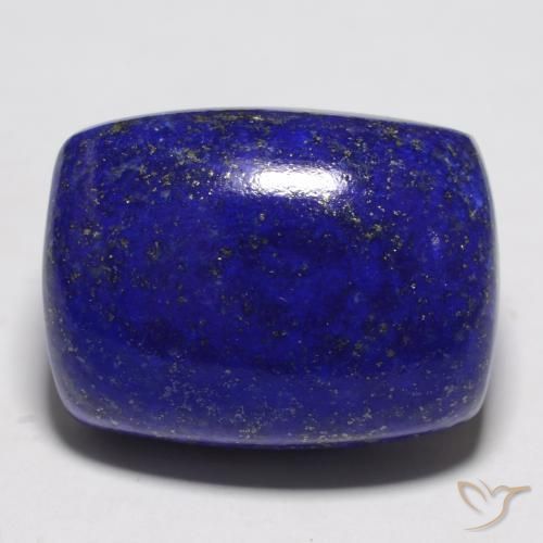 Lápis-lazúli Azul marinho intenso Natural 27.22ct, Almofada cortada, Opaco