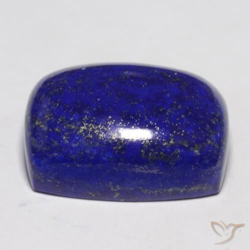 Lápis-lazúli Azul marinho intenso Natural 27.22ct, Almofada cortada, Opaco