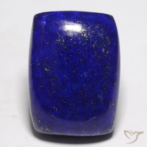 22.44ct Natural Azul marinho intenso Lápis-lazúli, Almofada, Opaco