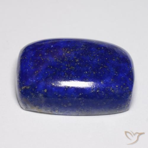 Lápis-lazúli Azul marinho intenso Natural 23.82ct, Almofada, Opaco