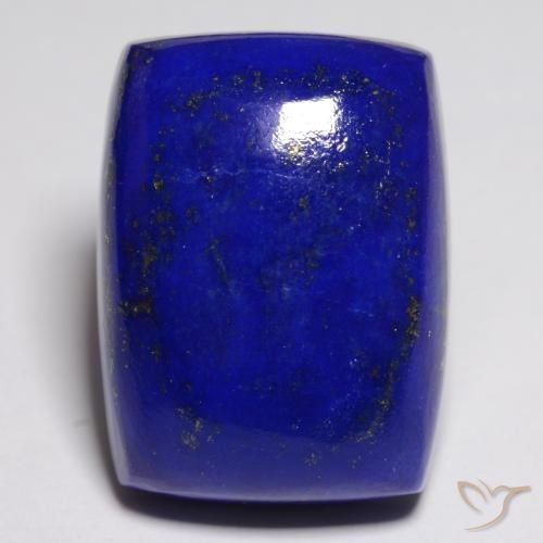 22.16ct Natural Azul marinho intenso Lápis-lazúli, Almofada, Opaco